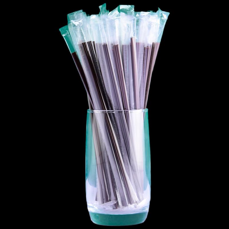 Disposable Three-Hole Coffee Straws