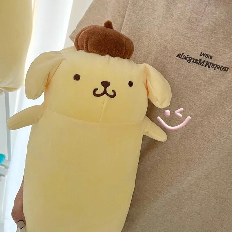42 65cm Cute Pudding Dog Plush Toy Long Body Pillow Soft Stuffed Animal Doll Cuddly Birthday Gift For Girls
