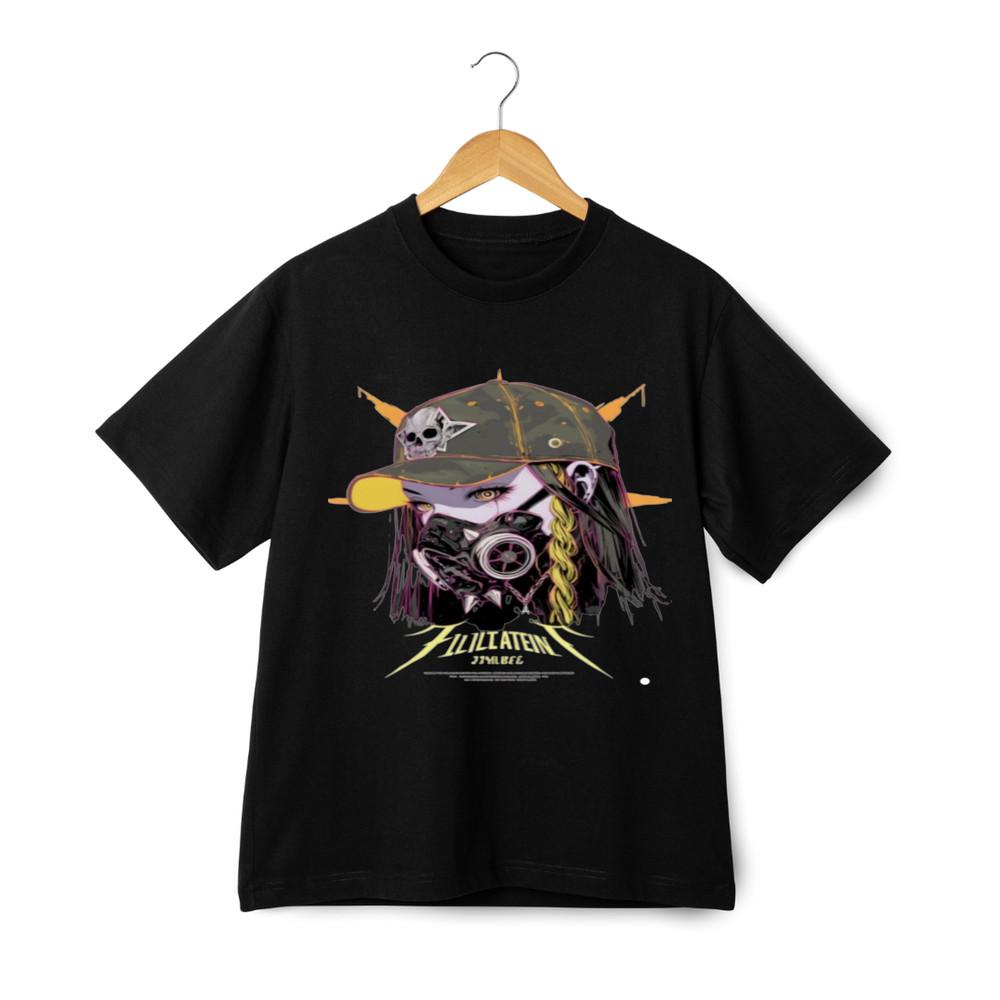 

Eliciatein Symbol Edgy Girl Graphic Unisex Tee L