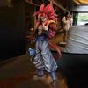 Figura Anime Hot 30cm Dragon Ball Np Super Saiyan Ss4 Gogeta Adornos para Ordenador de Escritorio Regalos Navideños de Moda