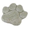 Dog Pawprint Memorial Stone DIY Lettering Dog Grave Marker Pet Monument for Outdoor Lawn Patio