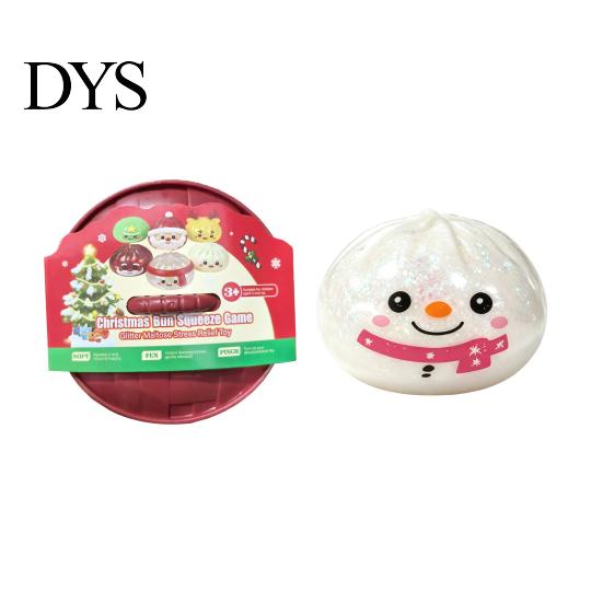 Decorative Desk Toys for Home Office Christmas Buns Squeeze Toy, Slow Rebound Anxiety Relief, Soft Sensory Creative Holiday Souvenirs Colleagues