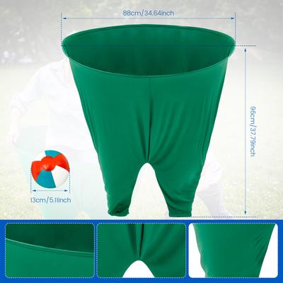 Milk Fiber Fabric Pant Yard Game Set Good Elasticity Freaky Party Game Pant Parent Child Interaction for Outdoor Party Adult