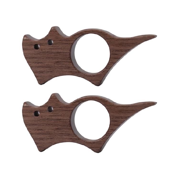 

2pcs Book Page Holder Decorative Wooden Bookmarks Pet Cats Dog Design For Bookworms & Room Decoration In Portable Format
