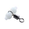 20pcs/bag Luminous Fishing Swivels Rolling Swivels Sea Fishing Accessories Tackle Connector Rolling Swivels 3-way Swivels