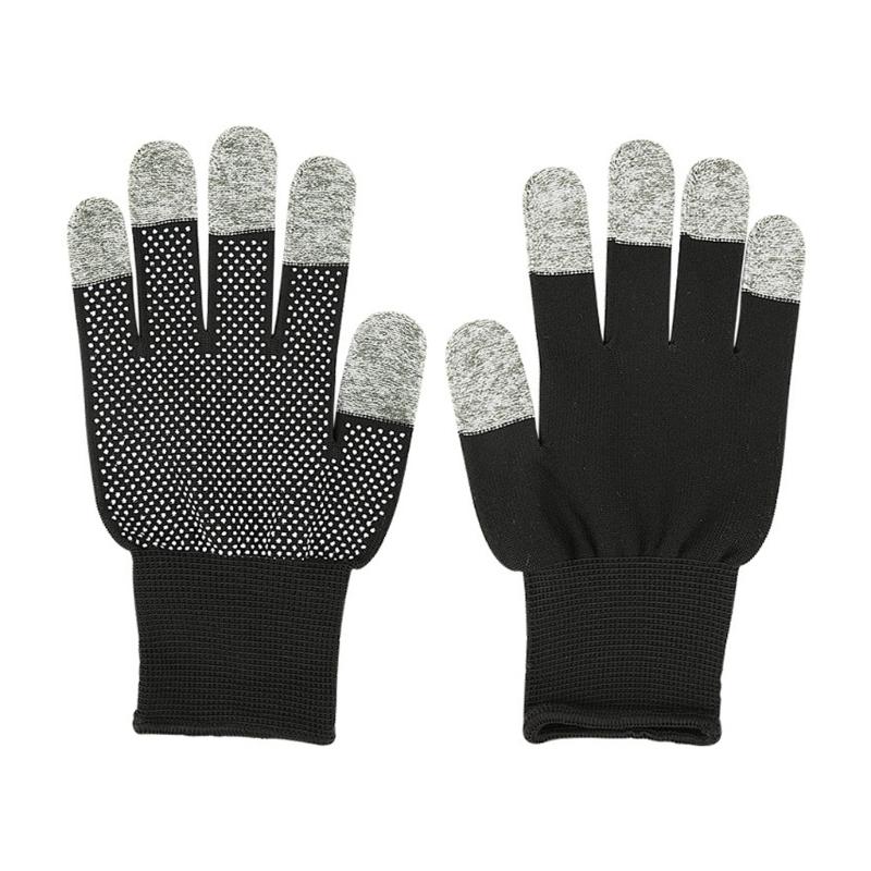 

1 Pair Five Finger Touchscreens Gloves With Extended Cuffs And Nonslip Palms For Winter Outdoor Activity 1