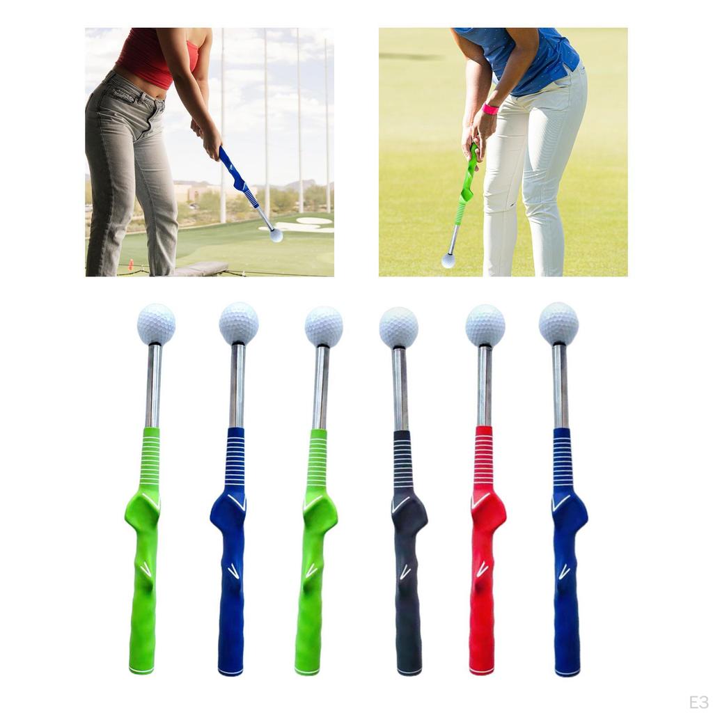 Golf Swing Aid Practice Telescopic Rod Training for Indoor, Outdoor, Flexibility