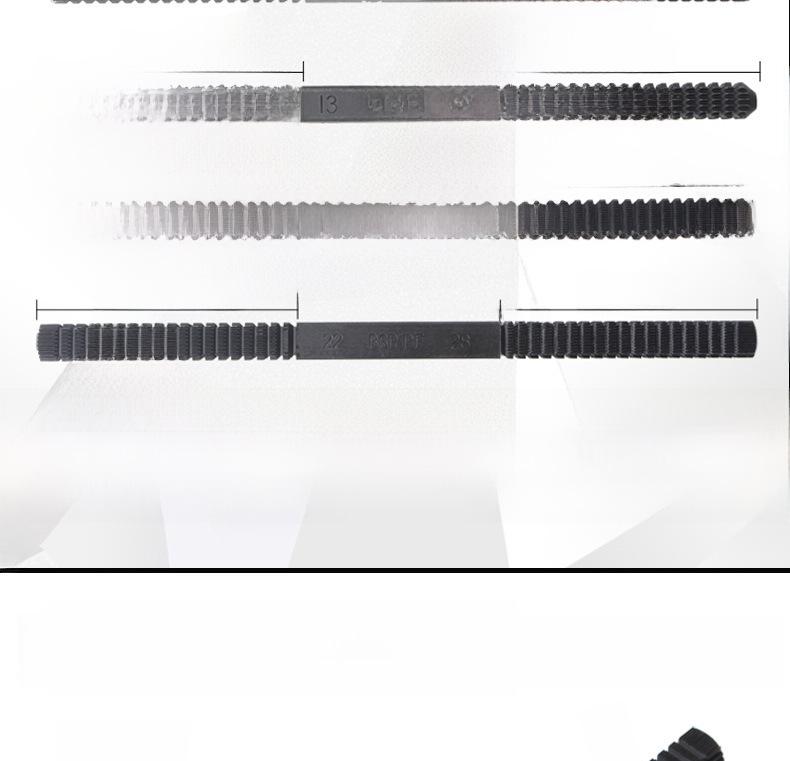 Metric Coarse Tooth Screw Thread Repair File