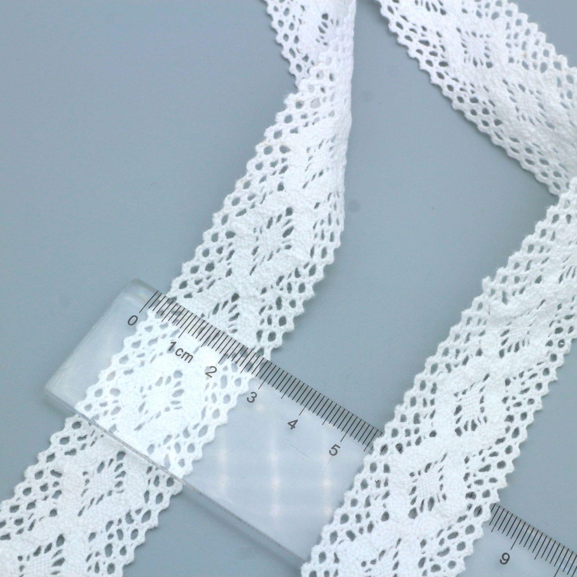 

Cotton Thread Lace Accessories Diy Handmade Clothing Fabric Materials Sofa Hat Bedding Curtain Fabric Lace WX24042
