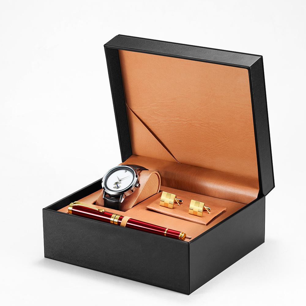 Men s Luxury Quartz Watch Set - Premium Corporate Gift and High-Value Souvenir