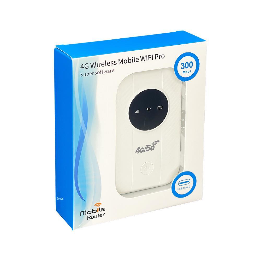 

Portable Cross-Border Color Screen Pocket WiFi Router: Shareable Wireless Connectivity Southeast Asia Version білий