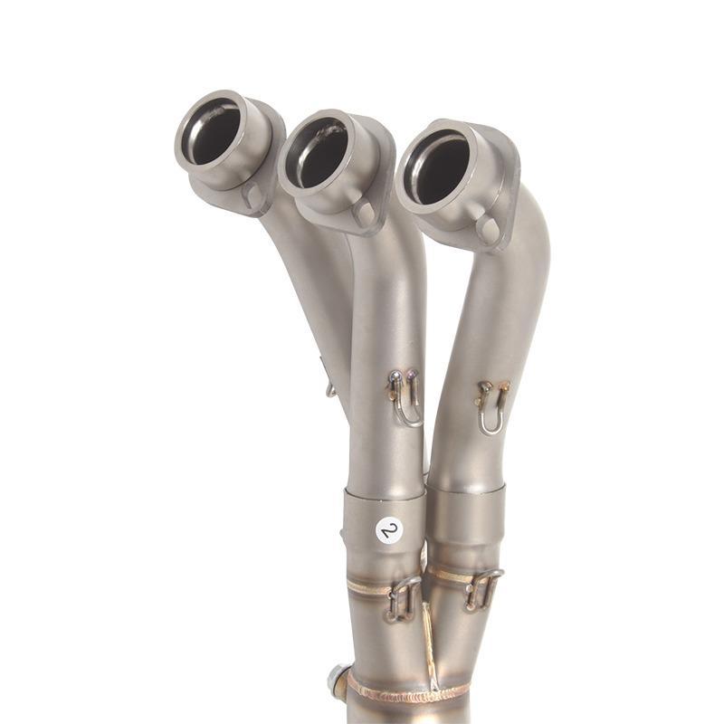 For Yamaha MT09 FZ09 Tracer 9 9GT XSR 900 2024-2025 Motorcycle Exhaust System Header Front Link Pipe Stainless Steel 51mm