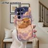 Phone Case: 2D Flat Samsung Galaxy A34 A35 M05 M06 S20 S22 S21 FE Plus 5G Protective Case, Couple Style, Angel Wings Capybara, Christmas and Halloween