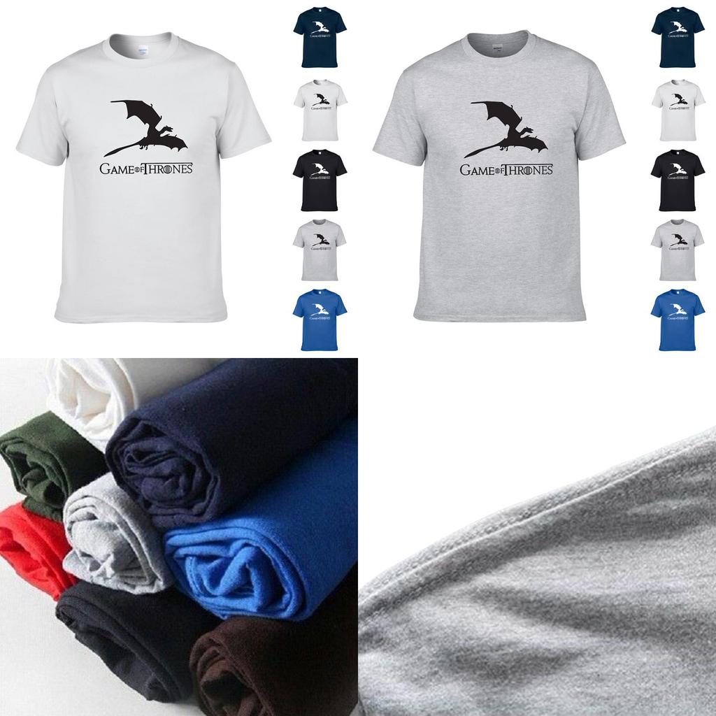 Game Of Thrones Mother Of Dragons Men Adult Short Sleeve T Shirt Soft Cotton Blend