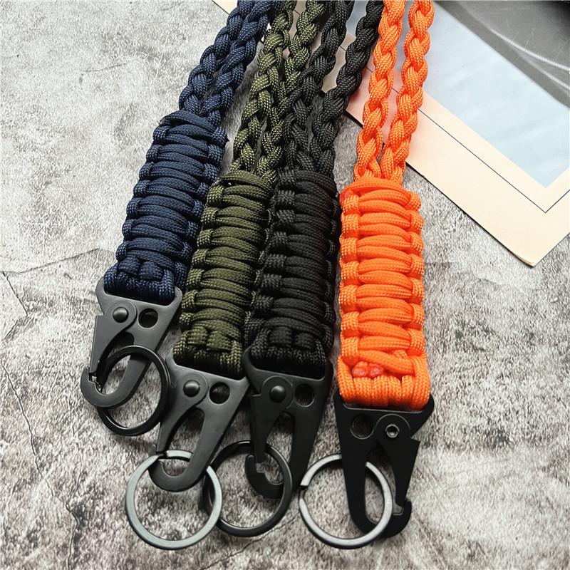 Keychain for Phone Lanyard Neck Strap Handmade Rope Heavy Metal Keyring Lanyard Anti-lost Cellphone Strap Premium Accessories