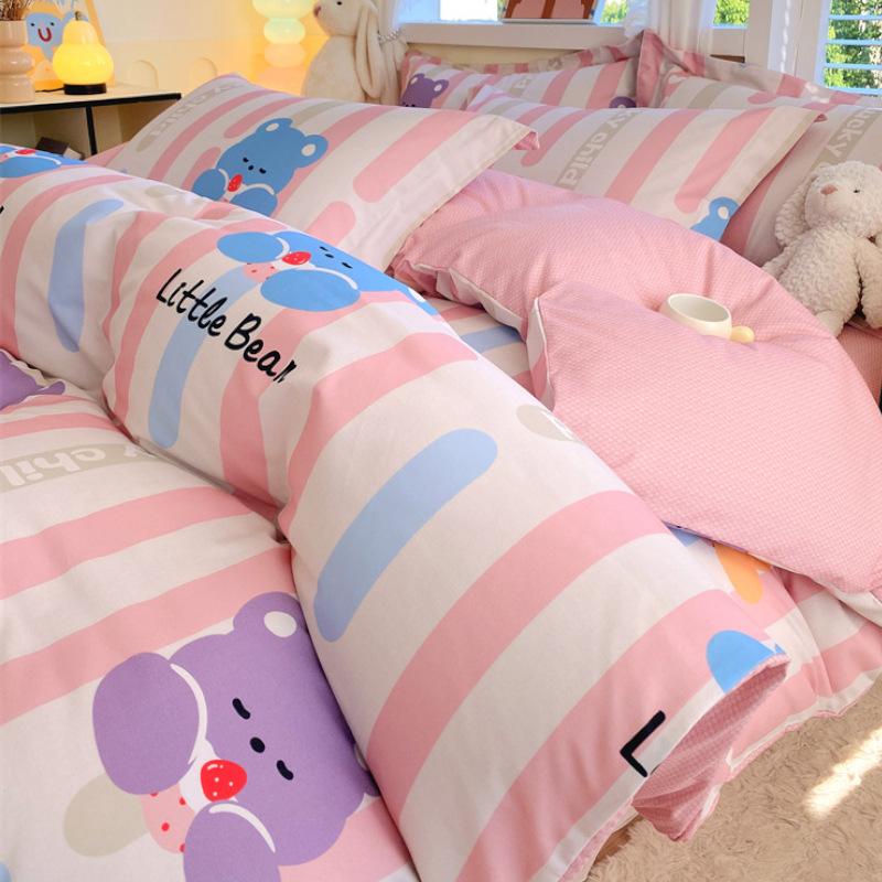 Home Textile Bedding Cotton Pure Cotton4-Pcsquilt Set 3-Pcs Set Winter Class A Maternal And Infant Grade Advanced Sense