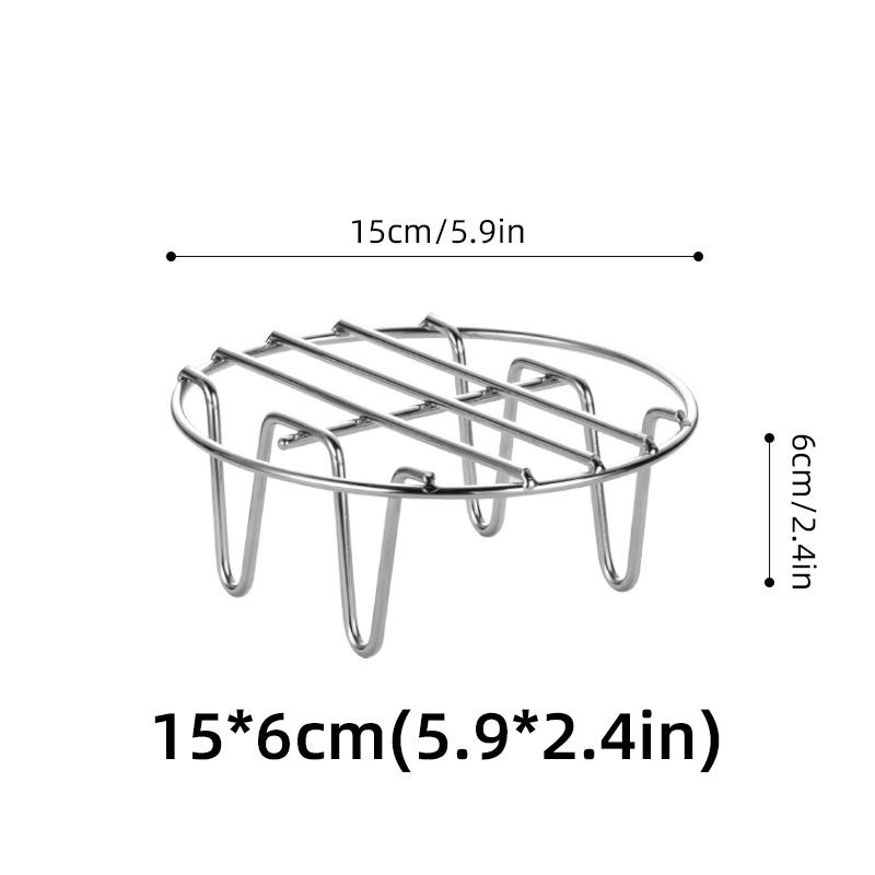 Microwave Oven Empty Grid Stainless Steel  BBQ High Chassis Fried Shelf Bracket Air Fryer Kitchen Cooker Accessories Barbecue