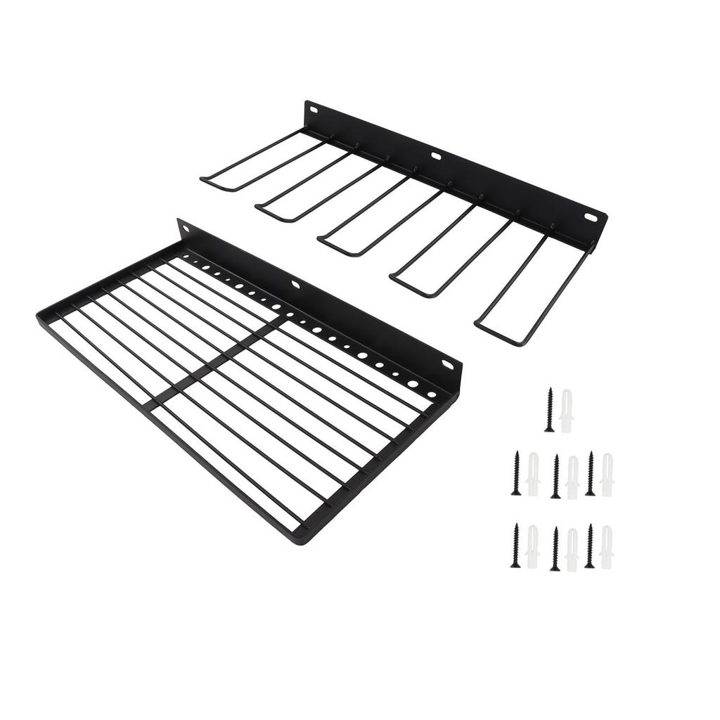 Power Tool Organizer Wall Mount Garage Tool Storage Rack Strong Bearing Heavy Duty 4 Drill Holder