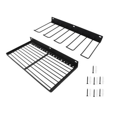 Elektrowerkzeug-Organizer Wandmontage Garagenwerkzeug-Lagerregal Starke Tragfähigkeit Schwerlast 4 Bohrerhalter