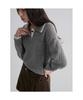 8SECONDS Color Block Collar Pullover Ash