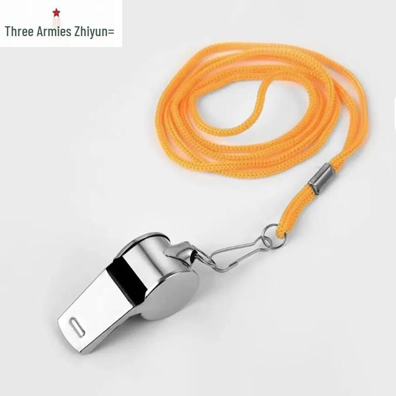 Stainless Steel Sports Whistles (10-Pack)