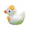 12Pcs Mini Resin Floral Ducks Colorful Miniature Duck Figurines Cute Mini Animal Collectibles for Fairy Garden Decor DIY Crafts Fish Tank Decoration