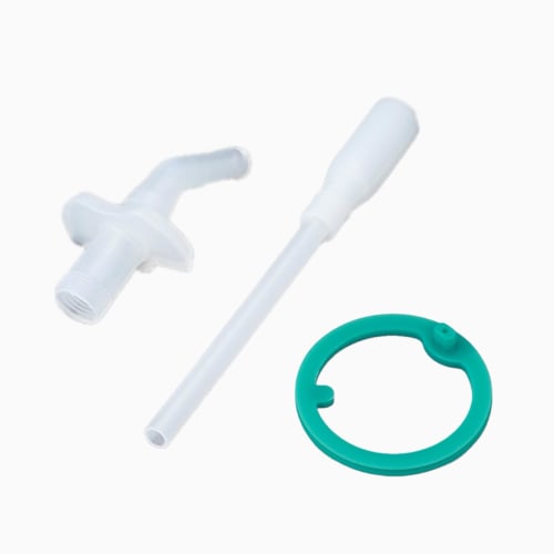 Thermos (Vacuum Insulated Straw Bottle Replacement Parts Set of 4) FHL Gasket, FHL-400, Drinking Spout, Straw, and Valve