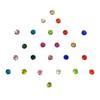 Comet Busters Diamond Dot Handcrafted Multicolor Bindi For Women (BIN006)