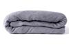Soft Cotton Terry Fabric Stretch Fitted Sheet, Gray, Single Size