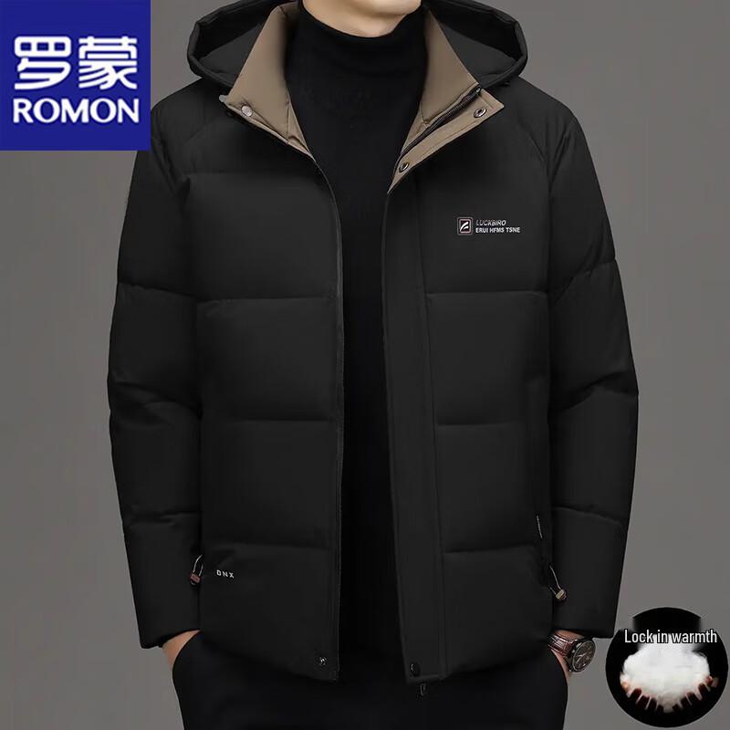 ROMON Men's Hooded Winter Padded Jacket
