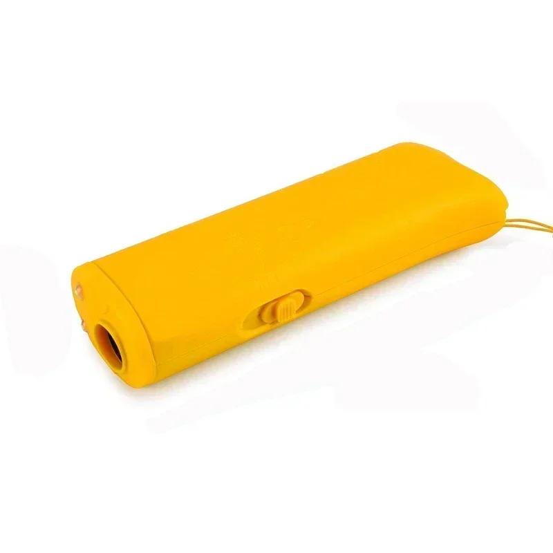 

LED 3 in 1 Pet Dog Repeller Anti Barking Stop Bark Training Device Trainer Ultrasonic Anti Barking Ultrasonic Without Battery