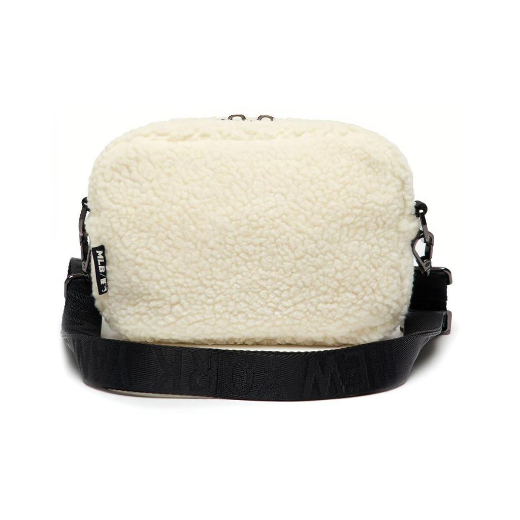 MLB New York Yankees Logo Fleece Camera Bag Unisex Shoulder Bag White 3ACRS0316-50CRS