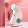 3 In 1 Electric Silicone Facial Brush Cleaner Vibration Rotating Massage Pore Cleansing Instrument Waterproof Beauty Tool