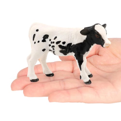 Cow Figurine | Realistic Holstein Cow Toy, Educational Learning Toy, Farm Toy, Cow Toy, Gift for Kids Ages 3+