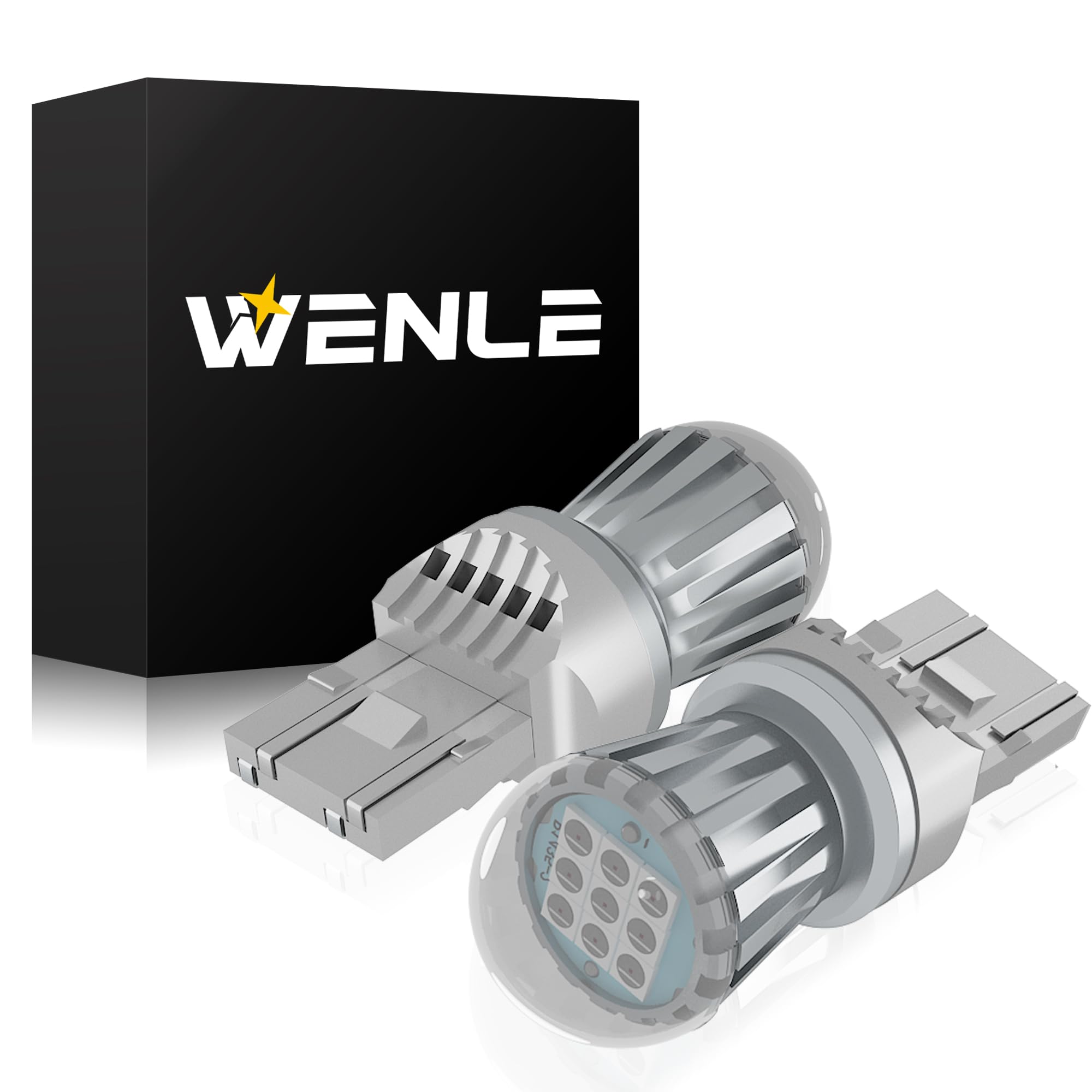 

WENLE New Explosive T20 Double LED Tail Lamp, Brake Lamp, Stop Lamp, Red, High красный