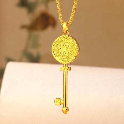 Xiaohongshu Sandgold Achtzackiger Stern Schlüsselanhänger für Damen, Elegantes Old Money Stil Geschenk für die beste Freundin oder Freundin.