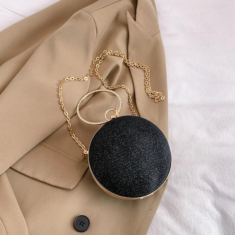 Premium sense bag women's super foreign fashion versatile chain messenger bag one shoulder portable ball personality