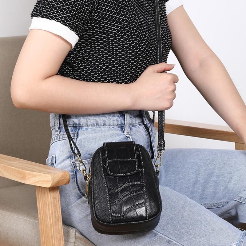 Crocodile Pattern PU Leather Women Shoulder Bag Small Flap Mini Crossbody Bags Summer Phone Purse Lady Messenger Bag