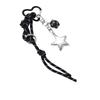 Lovely Heart Keychain Braided Rope Keyring Star Car Key Chain Backpack Handbag Charm Bag Charm Bag Pendant Ornaments