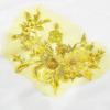 3D Flowers 3D Embroidered Patches Flower Lace Beaded Lace Applique Sewing On Patches  Evening Dress