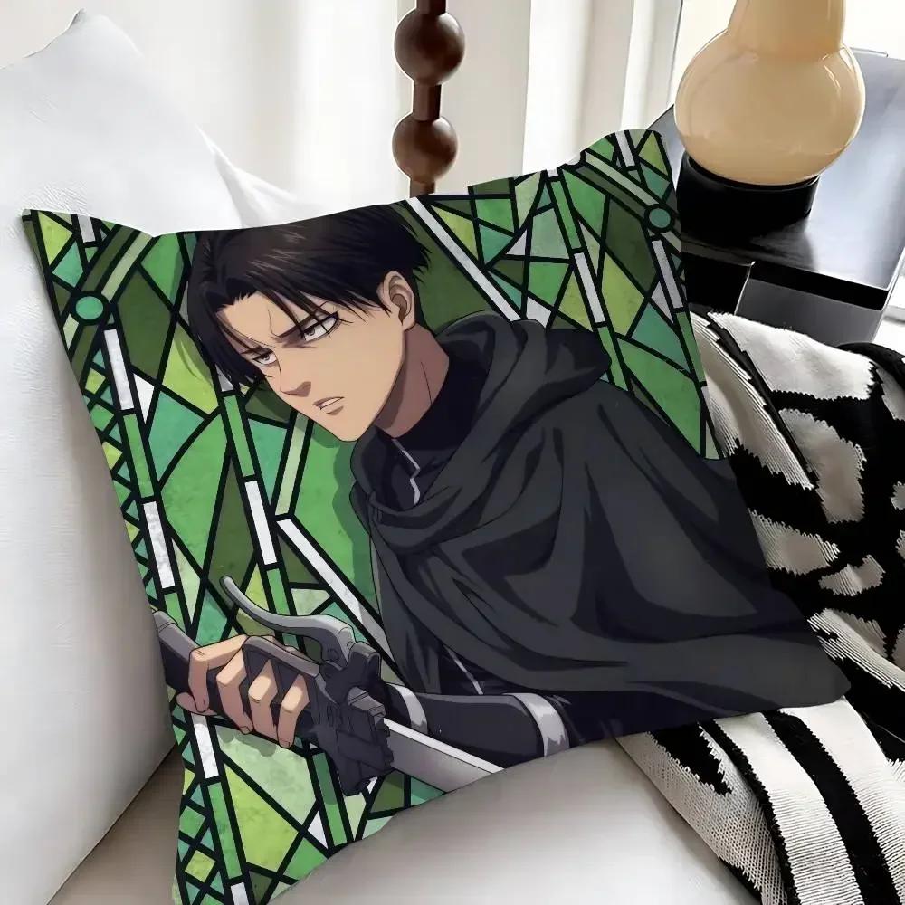 Levi Ackerman Pillow Cover For Bedroom Room And Living Room Sofa Decorative Cushion Cover