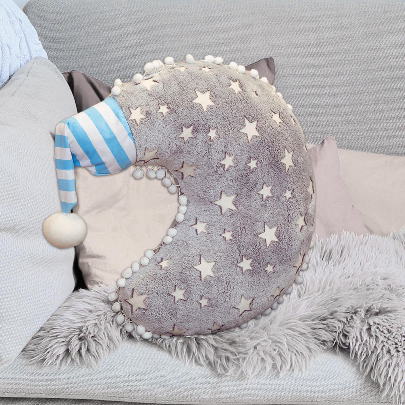Glow Plush Cushion for Bedroom Decor Moon 1190₽