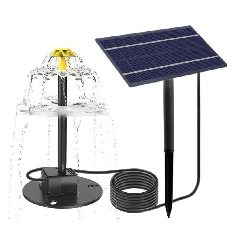 Solar Powered Water Pumps For Bird Baths Multiple Sprays Option Easyly Install Solars Garden Pumps J0MC