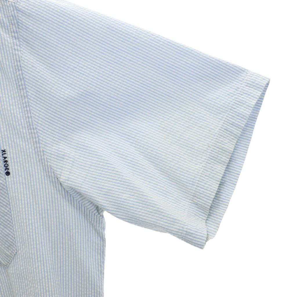 Xlarge Disney Collaboration Made In Japan Back Print Mickey Mouse Short Sleeve Seersucker Shirt Men's Used