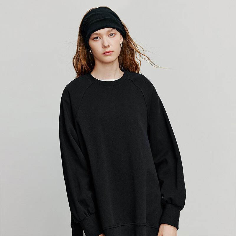 Chuyu Women's Oversized Slit Hem Sweatshirt