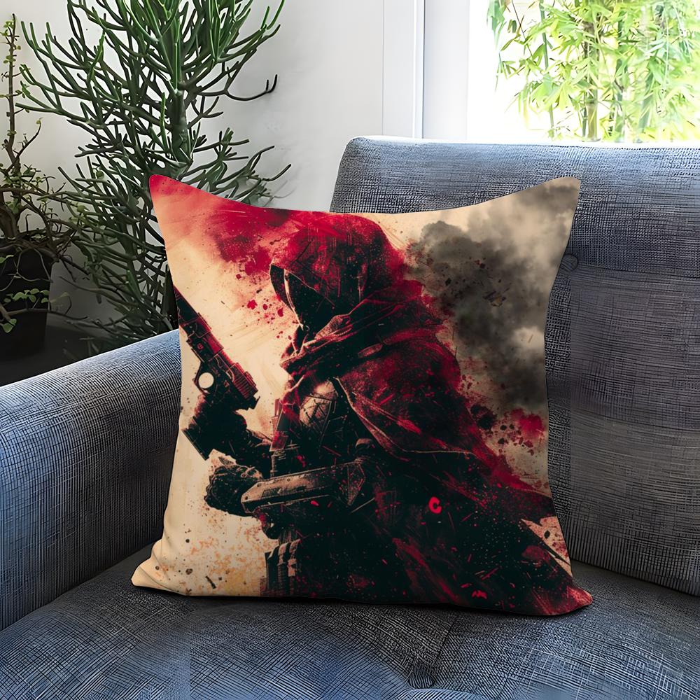 Classic D-DestinyS Cushion Cover Comfortable Reversible Pillow Cover Ideal for Car Sofa Bedroom & Beyond