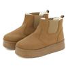 Shearling Thick Available In Sizes Large and Boots, Mid-length, Side-gore Flats, 4.5cm Sole, Fur, Snow, Winter, Warm, Unisex, Small.