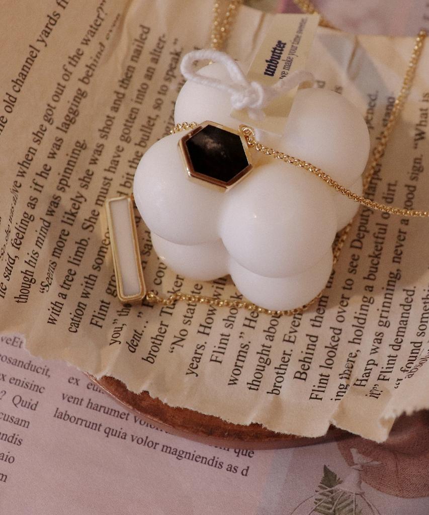 Rita Monica Formica Layered Necklace Hexagon
