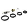 Engine Compression Meter Kit with Flexible Hoses, Extension Pieces and Threaded Fittings for Automotive and Motorcycle Inspection Work