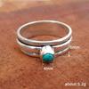 Cao Shi Opal Multi-Circle Retro Ethnic Ring